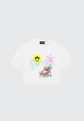 BOBBLE CROPPED T-SHIRT