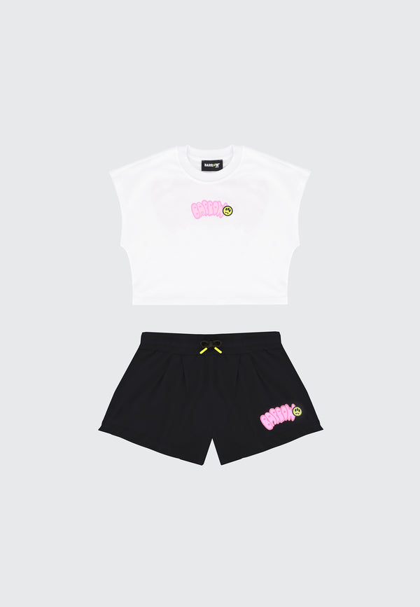 KIDS SET CROP TOP/SHORTS BOBBLE
