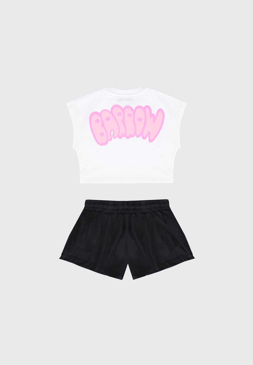 BOBBLE CROP TOP/SHORTS SET