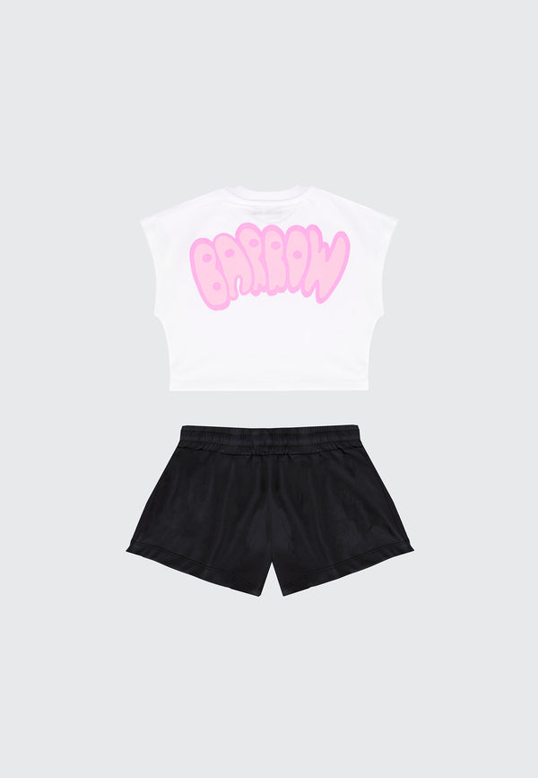 KIDS SET CROP TOP/SHORTS BOBBLE