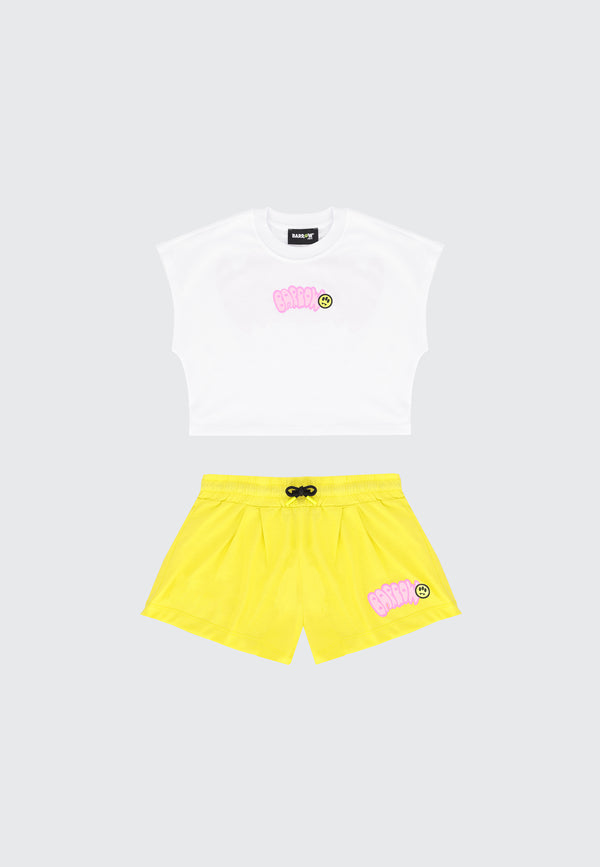 KIDS SET CROP TOP/SHORTS BOBBLE