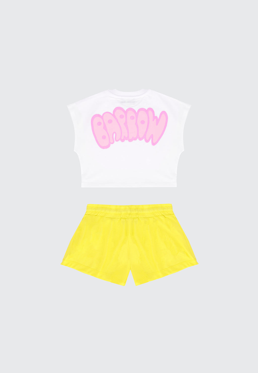 BOBBLE CROP TOP/SHORTS SET