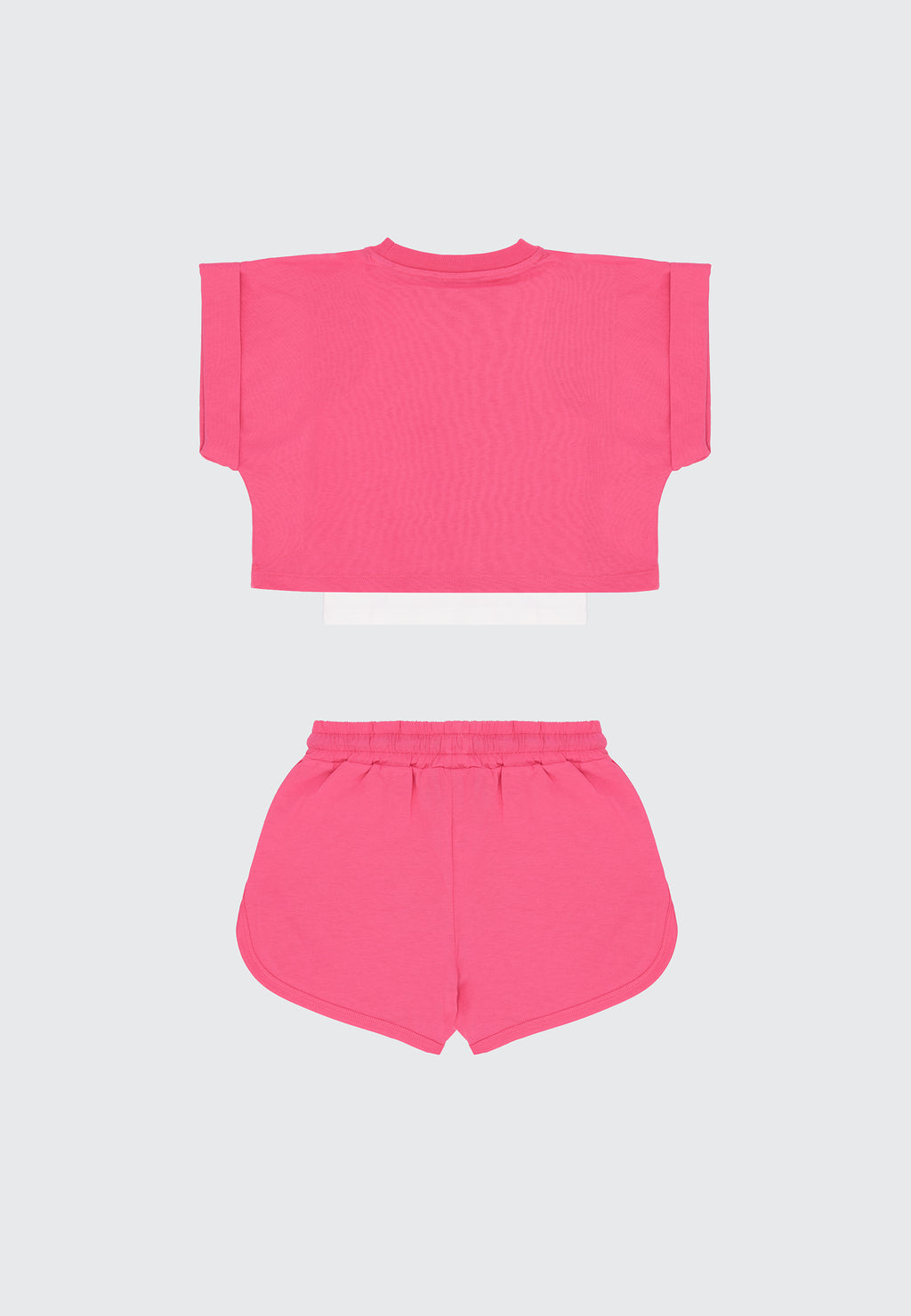 BARROW KIDS SET CROPPED T-SHIRT/SHORTS LOVE TEAM