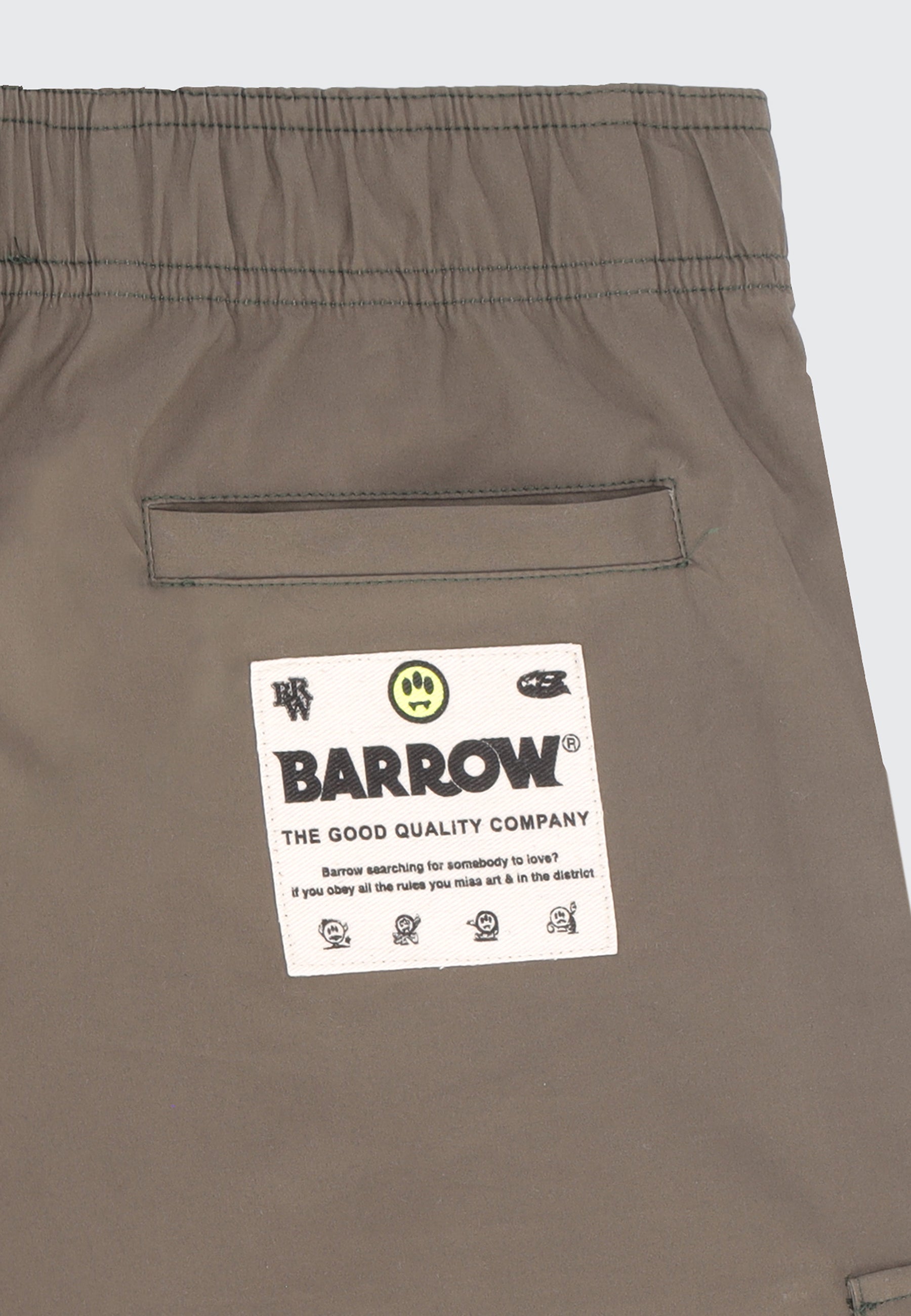 STICKERS GABARDINE CARGO SHORTS