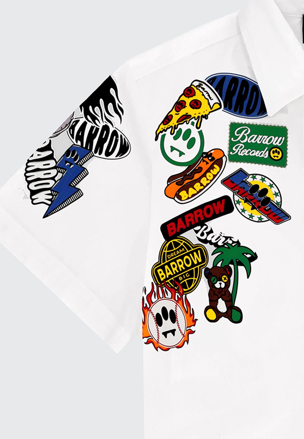 BARROW KIDS CAMICIA STICKERS