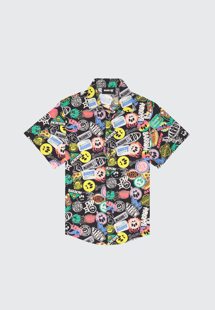STICKERS BOWLING SHIRT