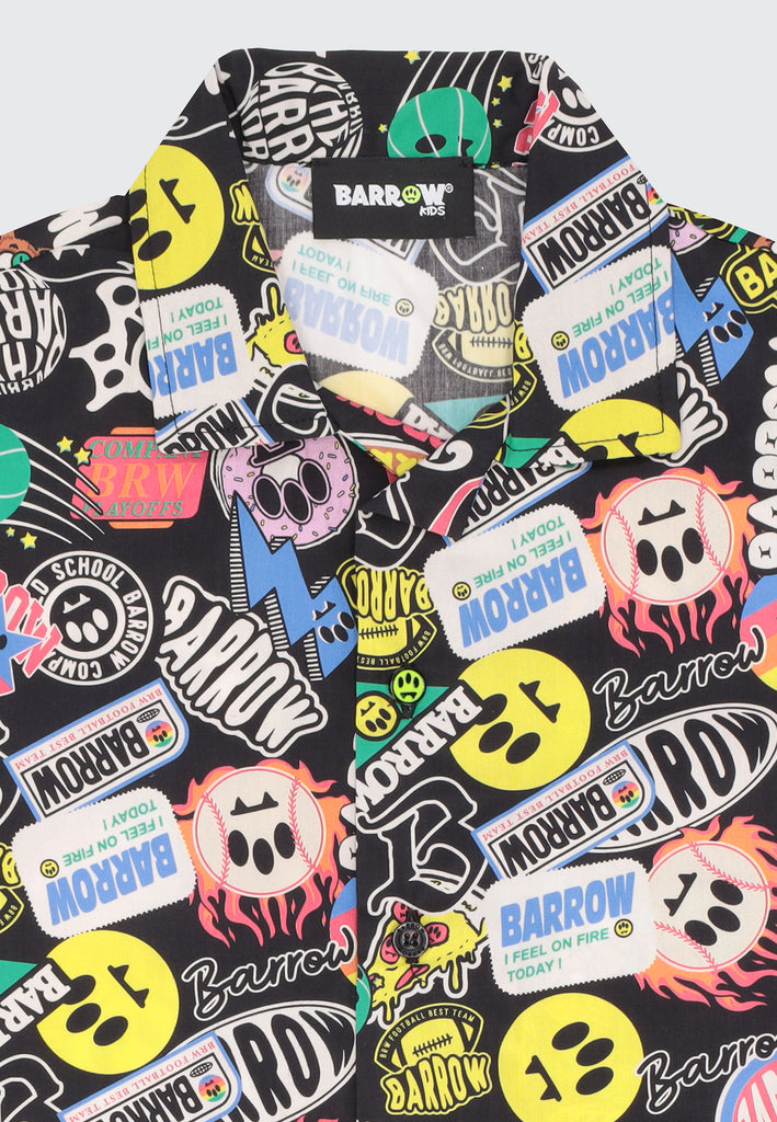 STICKERS BOWLING SHIRT