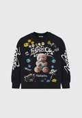 GRAFFITI OVER SWEATSHIRT