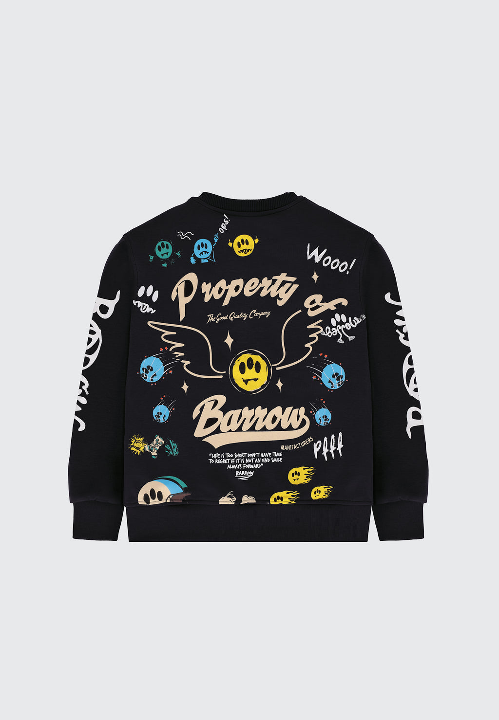 GRAFFITI OVER SWEATSHIRT