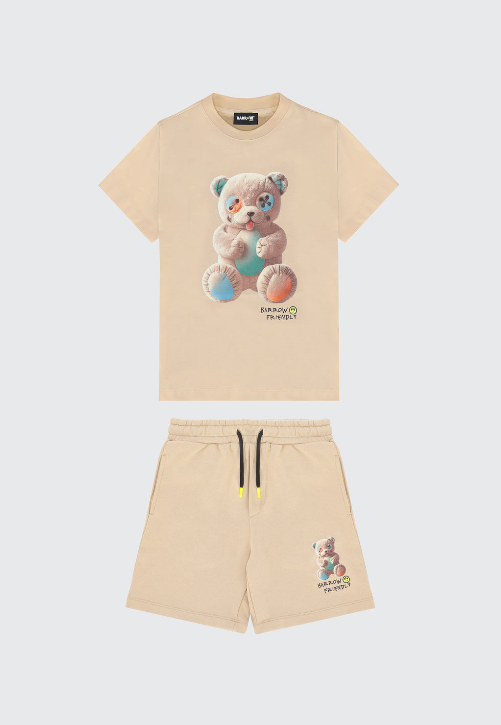 BARROW KIDS SET T-SHIRT/SHORTS TEDDY