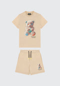 BARROW KIDS SET T-SHIRT/SHORTS TEDDY