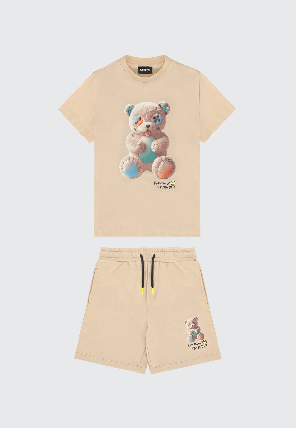 BARROW KIDS SET T-SHIRT/SHORTS TEDDY