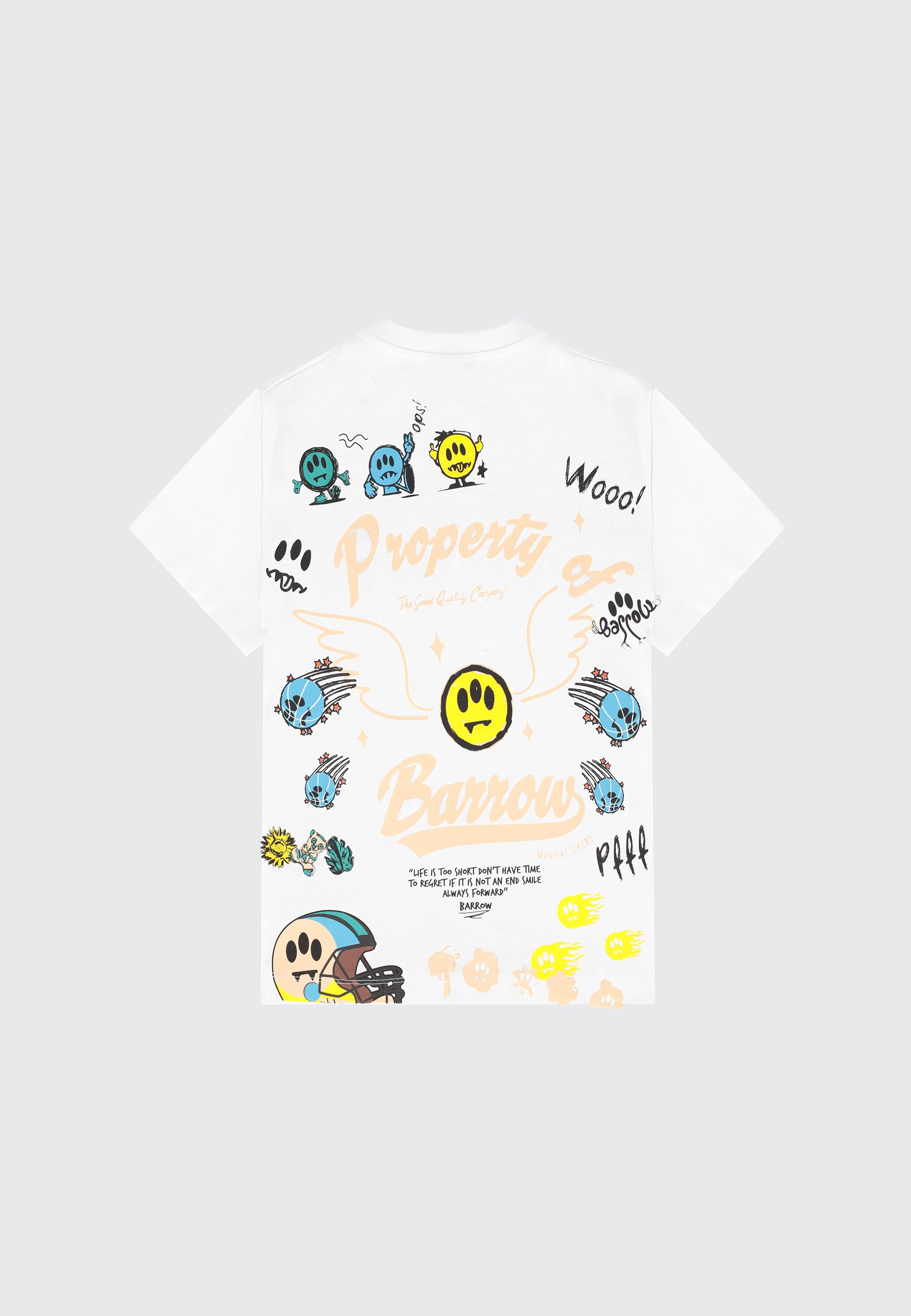 BARROW KIDS T-SHIRT OVER GRAFFITI