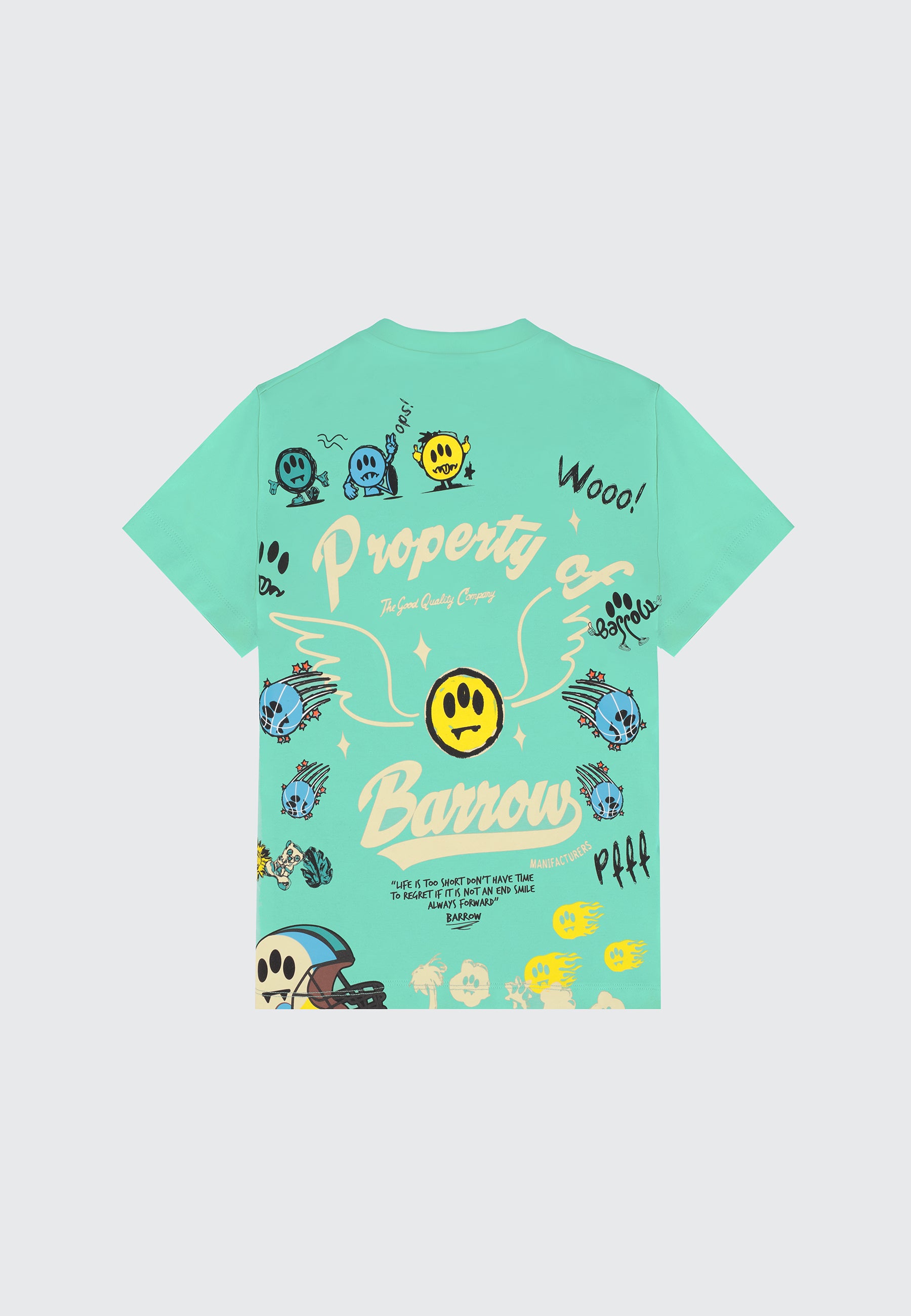 BARROW KIDS T-SHIRT OVER GRAFFITI