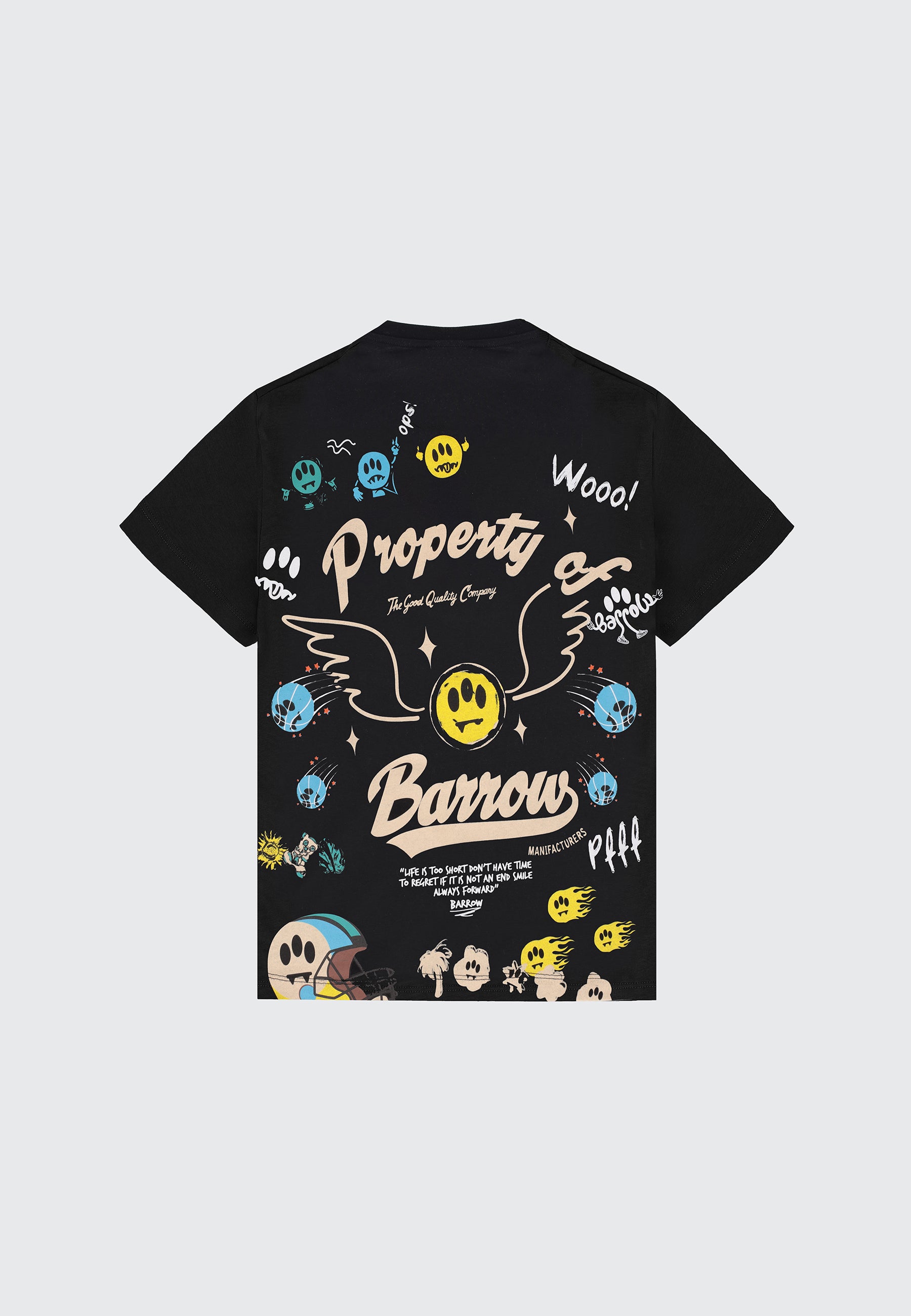 BARROW KIDS T-SHIRT OVER GRAFFITI