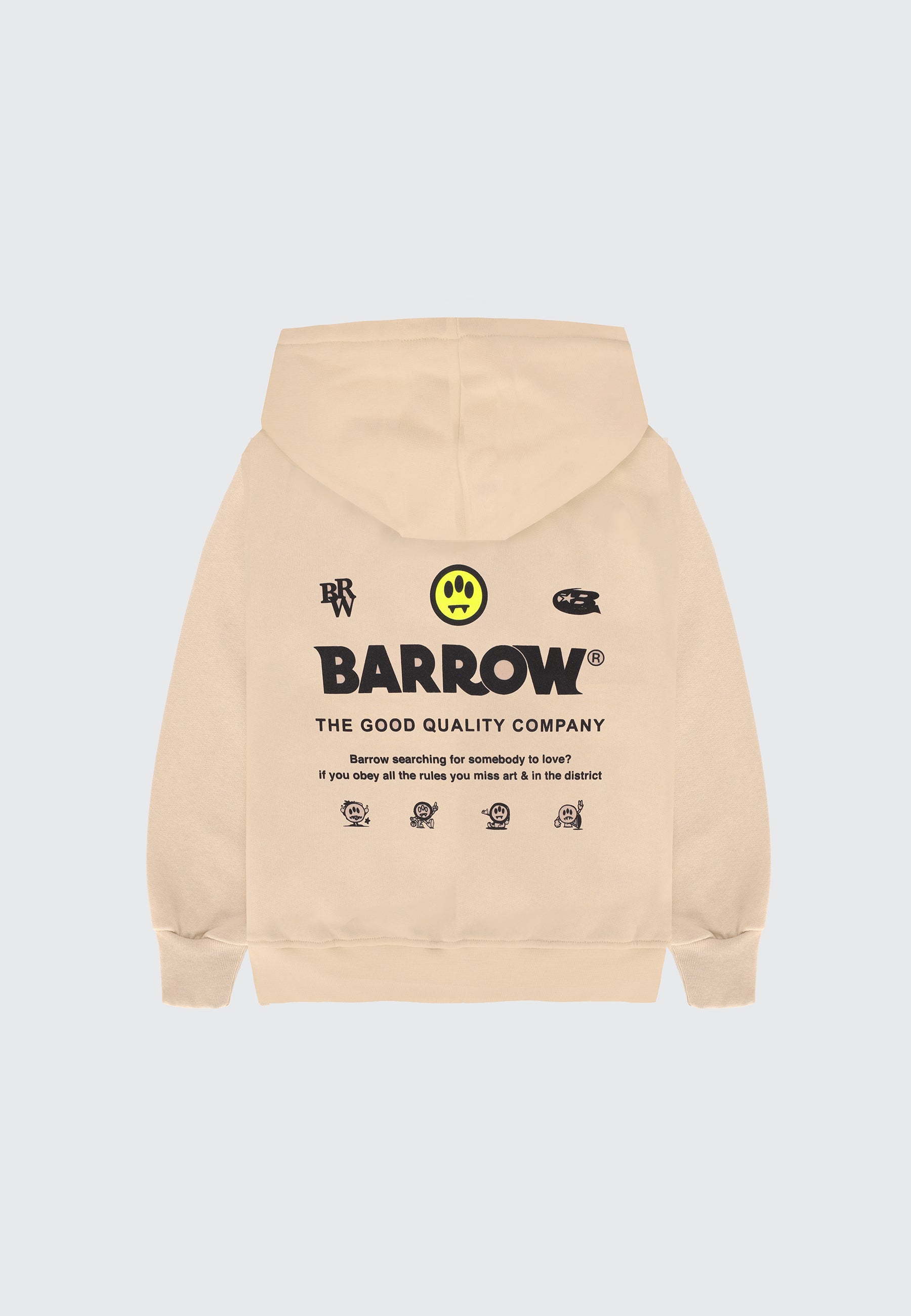 BAROW KIDS FELPA ZIP STICKERS
