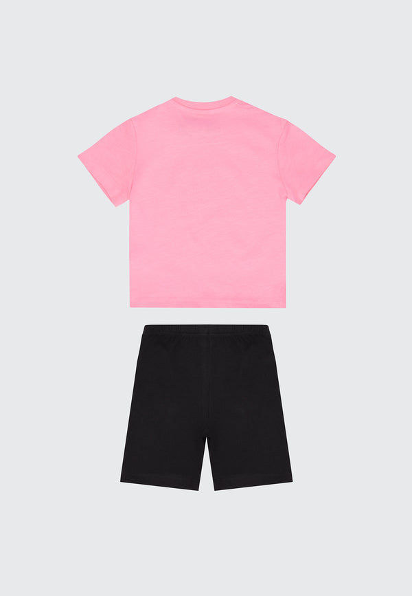 SET NEONATA T-SHIRT/LEGGING CICLISTA MULTICOLOR