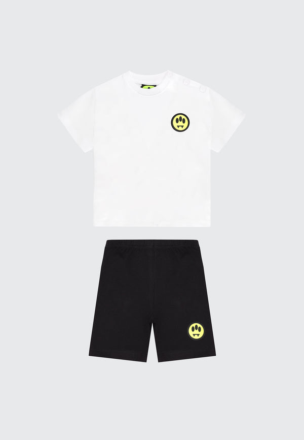 SET NEONATA T-SHIRT/LEGGING CICLISTA ICONIC