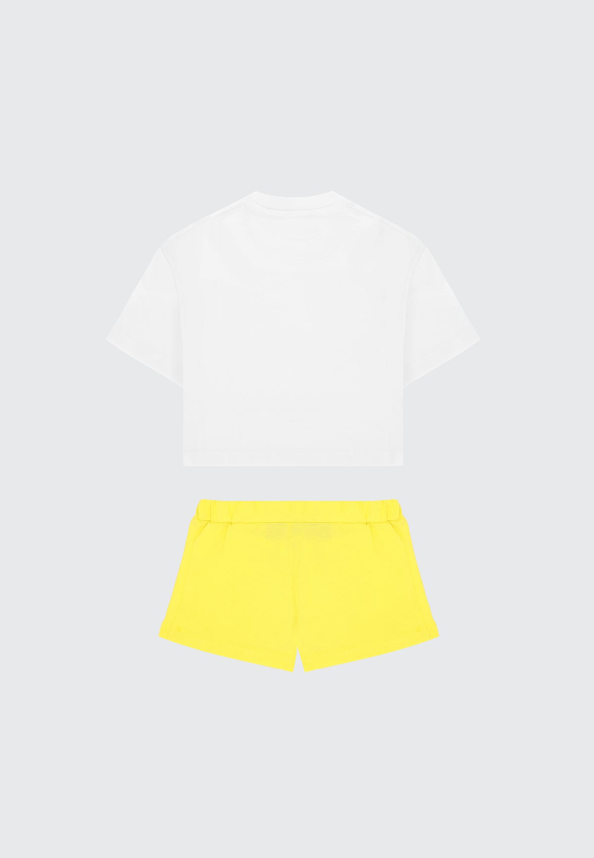 NEWBORN GIRL BOBBLE T-SHIRT/SHORTS SET