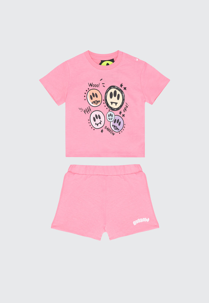 NEAONATA SET T-SHIRT/SHORTS SPRAY