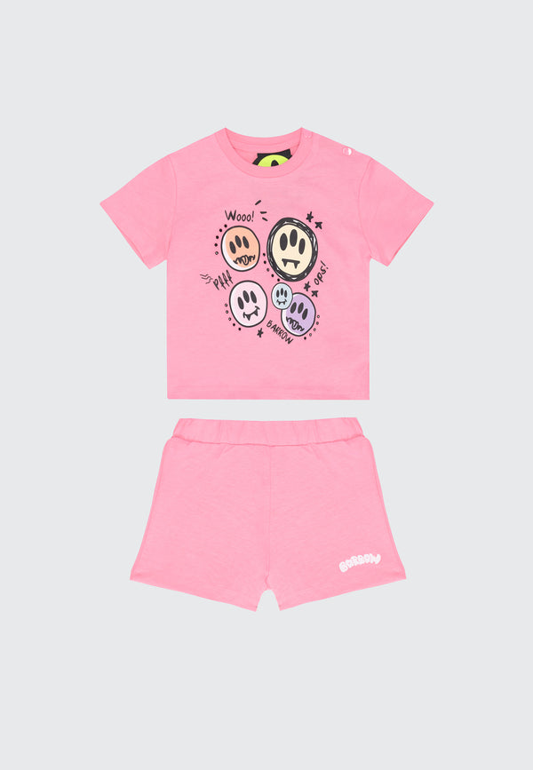 NEAONATA SET T-SHIRT/SHORTS SPRAY