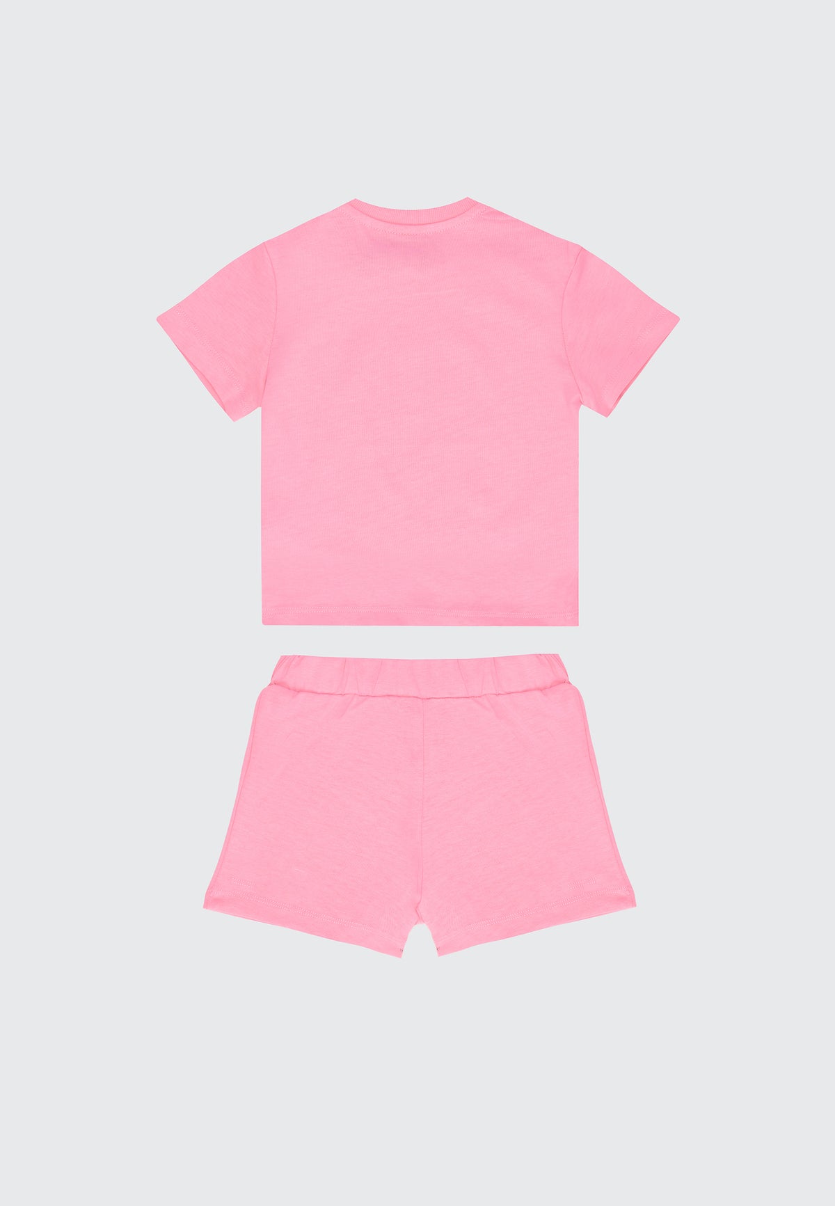 NEWBORN GIRL SPRAY T-SHIRT/SHORTS SET