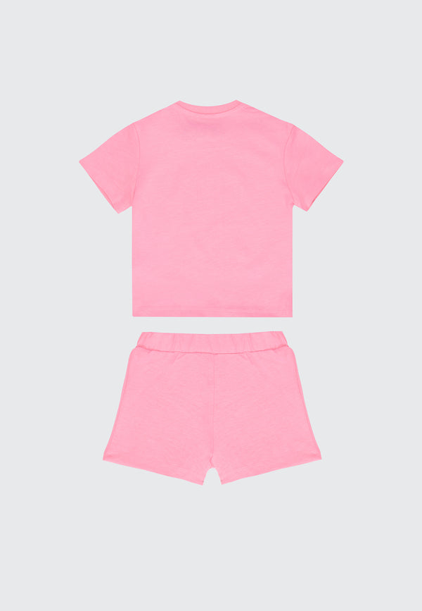 NEAONATA SET T-SHIRT/SHORTS SPRAY