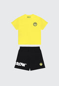 BARROW KIDS SET T-SHIRT/SHORTS NEONATO ICONIC