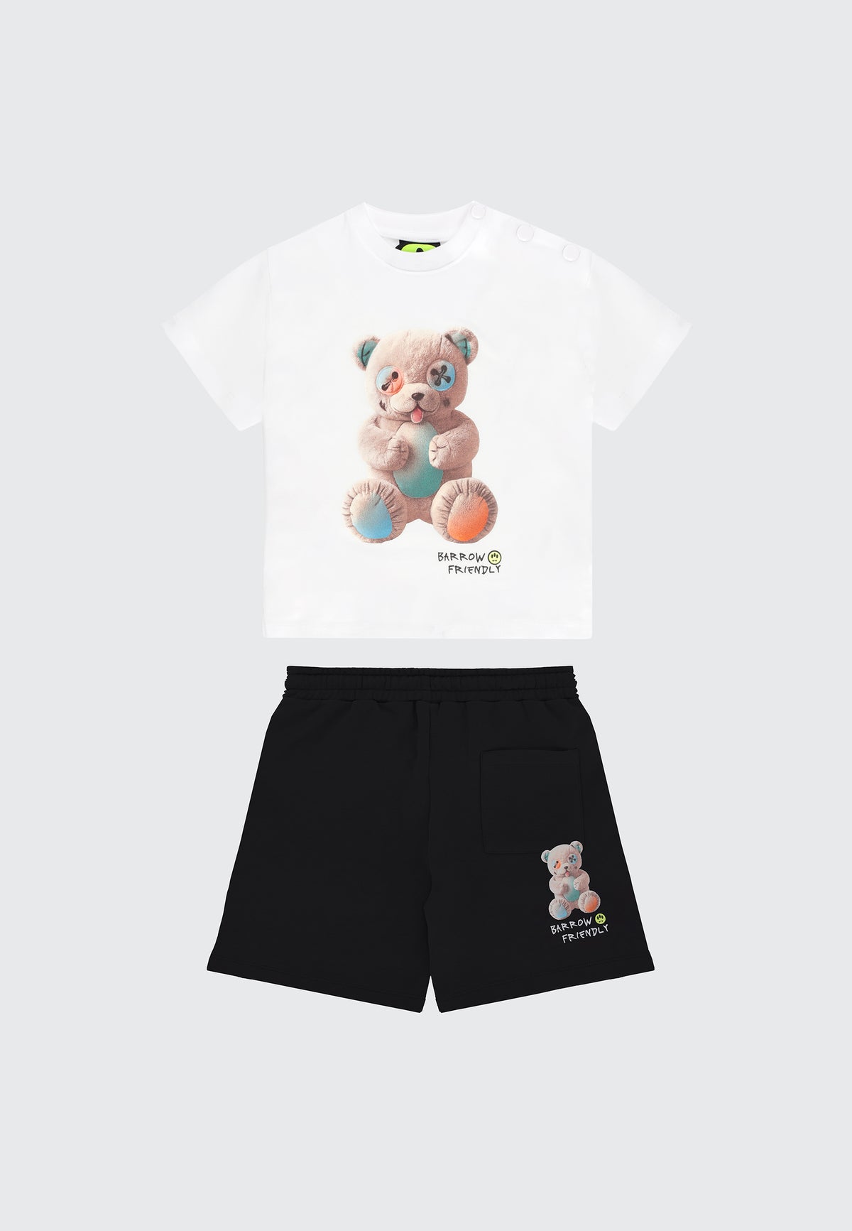 TEDDY NEW BORN BOY T-SHIRT/SHORTS SET