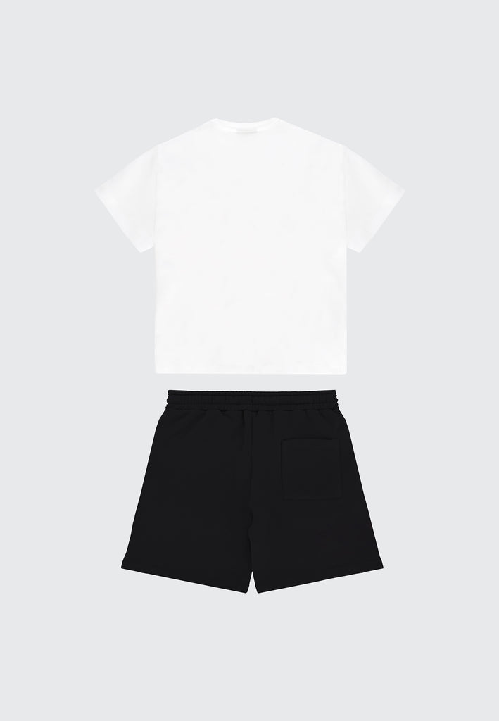 TEDDY NEW BORN BOY T-SHIRT/SHORTS SET