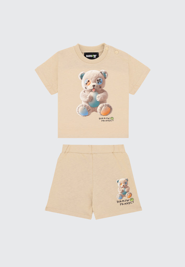 TEDDY NEW BORN BOY T-SHIRT/SHORTS SET